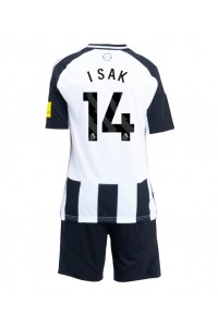 Fotbalové Dres Newcastle United Alexander Isak #14 Dětské Domácí Oblečení 2024-25 Krátký Rukáv (+ trenýrky)